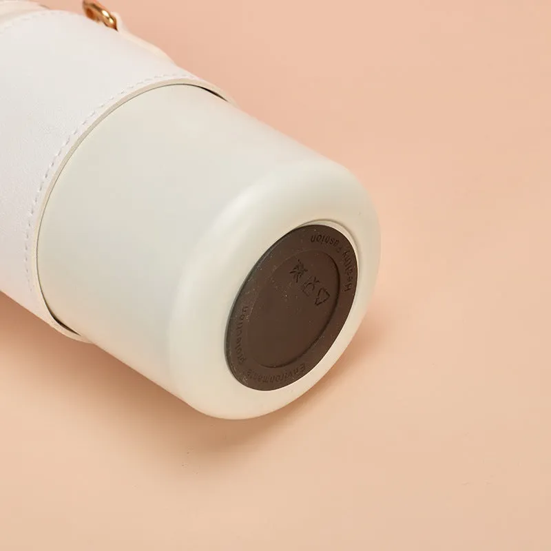 Hot Selling Stainless Steel Water Cup for Girls with Pearl Chain
