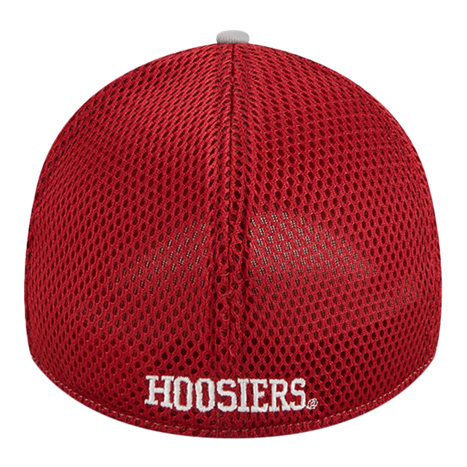 Indiana Hoosiers Pipe Two Tone Grey and Crimson Flex Hat