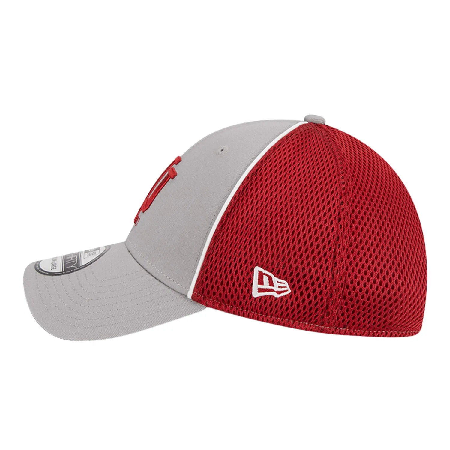 Indiana Hoosiers Pipe Two Tone Grey and Crimson Flex Hat