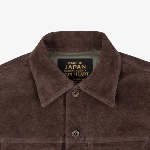 Iron Heart IHJ-49 Split Steer Modified Type III Jacket - Brown