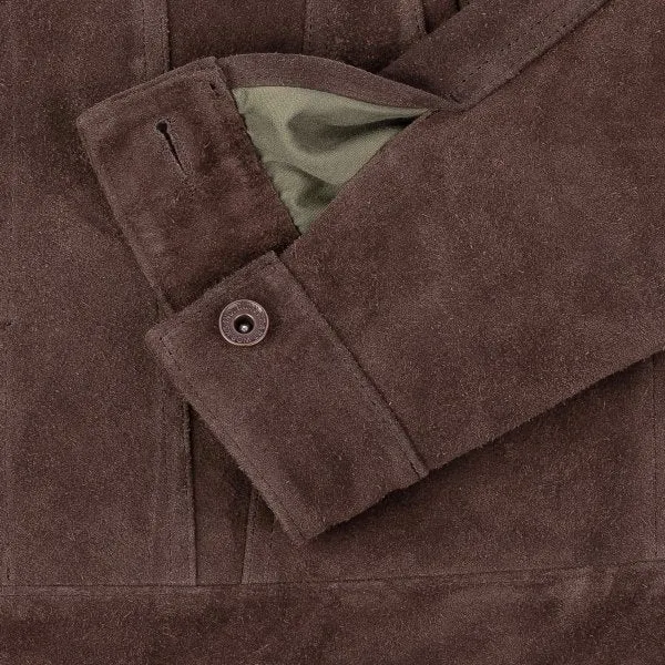 Iron Heart IHJ-49 Split Steer Modified Type III Jacket - Brown