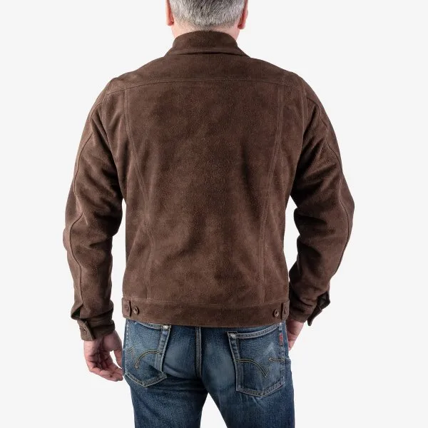 Iron Heart IHJ-49 Split Steer Modified Type III Jacket - Brown
