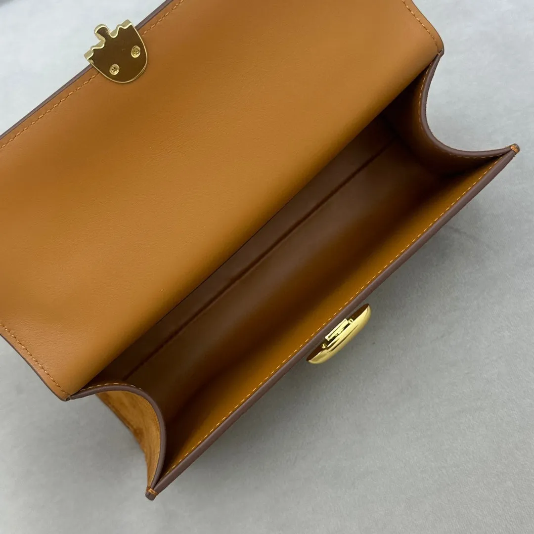 Italian Calfskin Leather Flap Box Bag, Suede Leather Handbag, Luxury Designer Bag, Italian Leather Box Bag, Classic Handbag, Minimalist Genuine Leather Purse