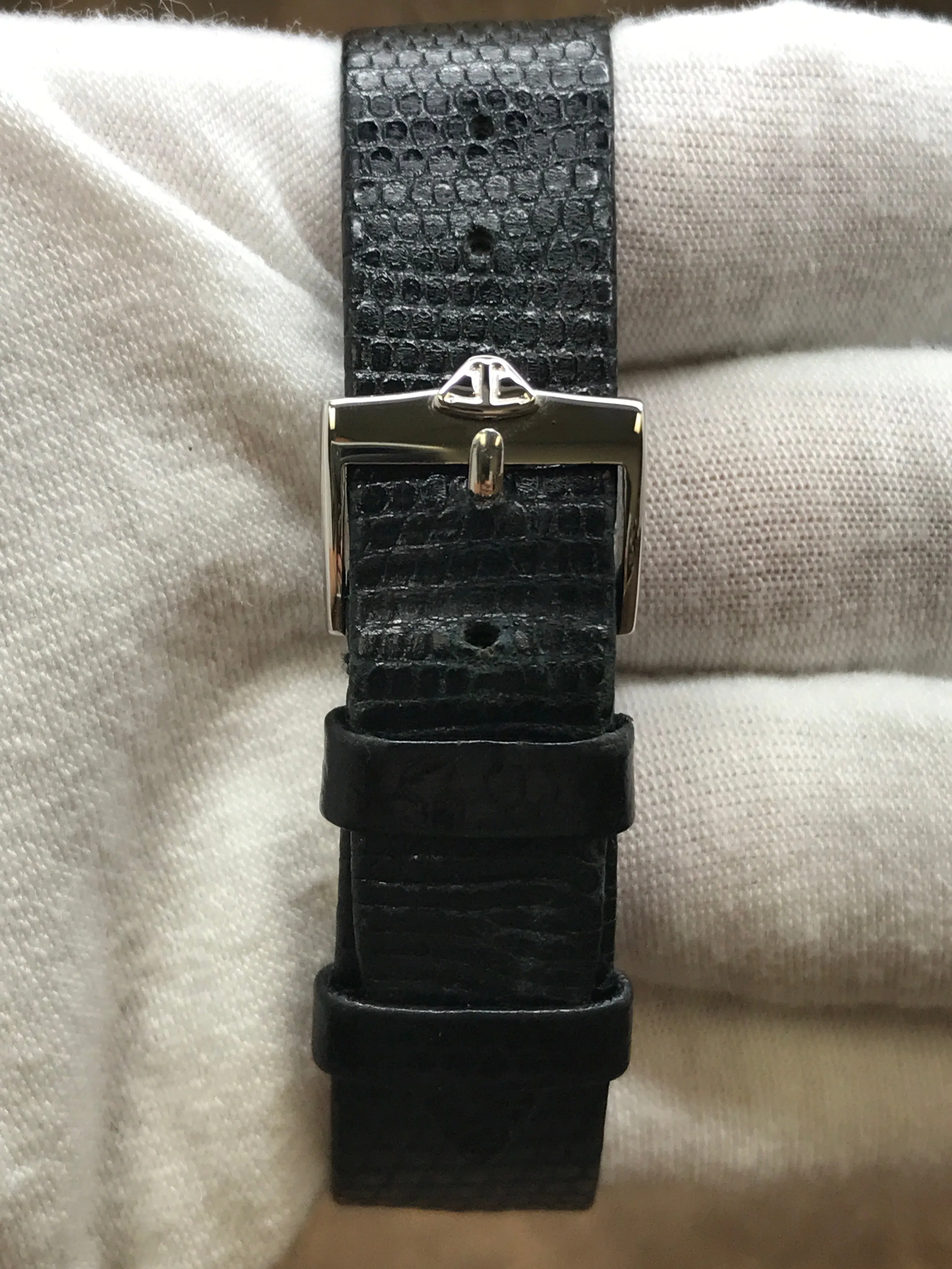 Jaeger-Lecoultre Rectangular 9118.42 Grey Dial Manual Winding Watch