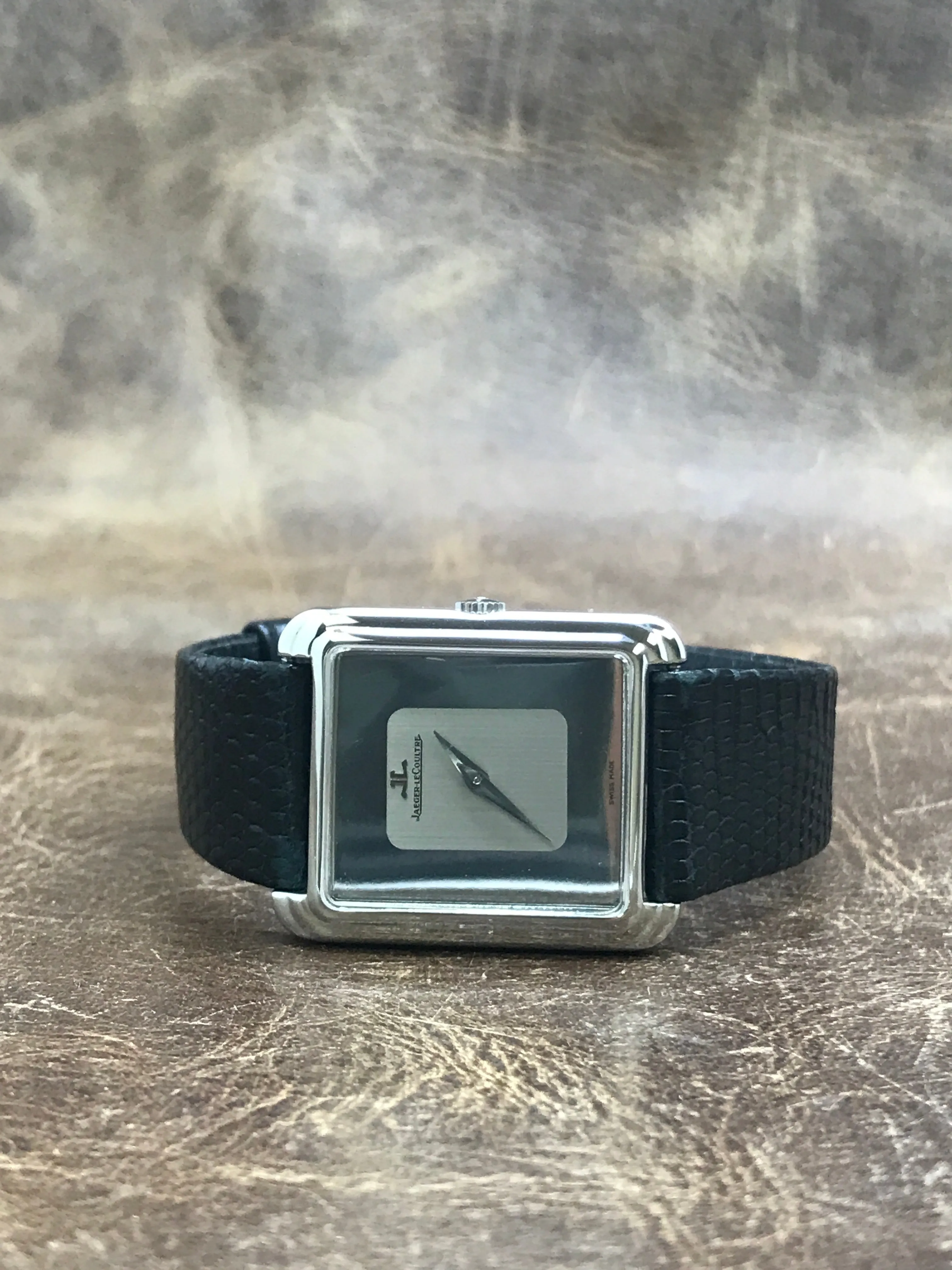 Jaeger-Lecoultre Rectangular 9118.42 Grey Dial Manual Winding Watch
