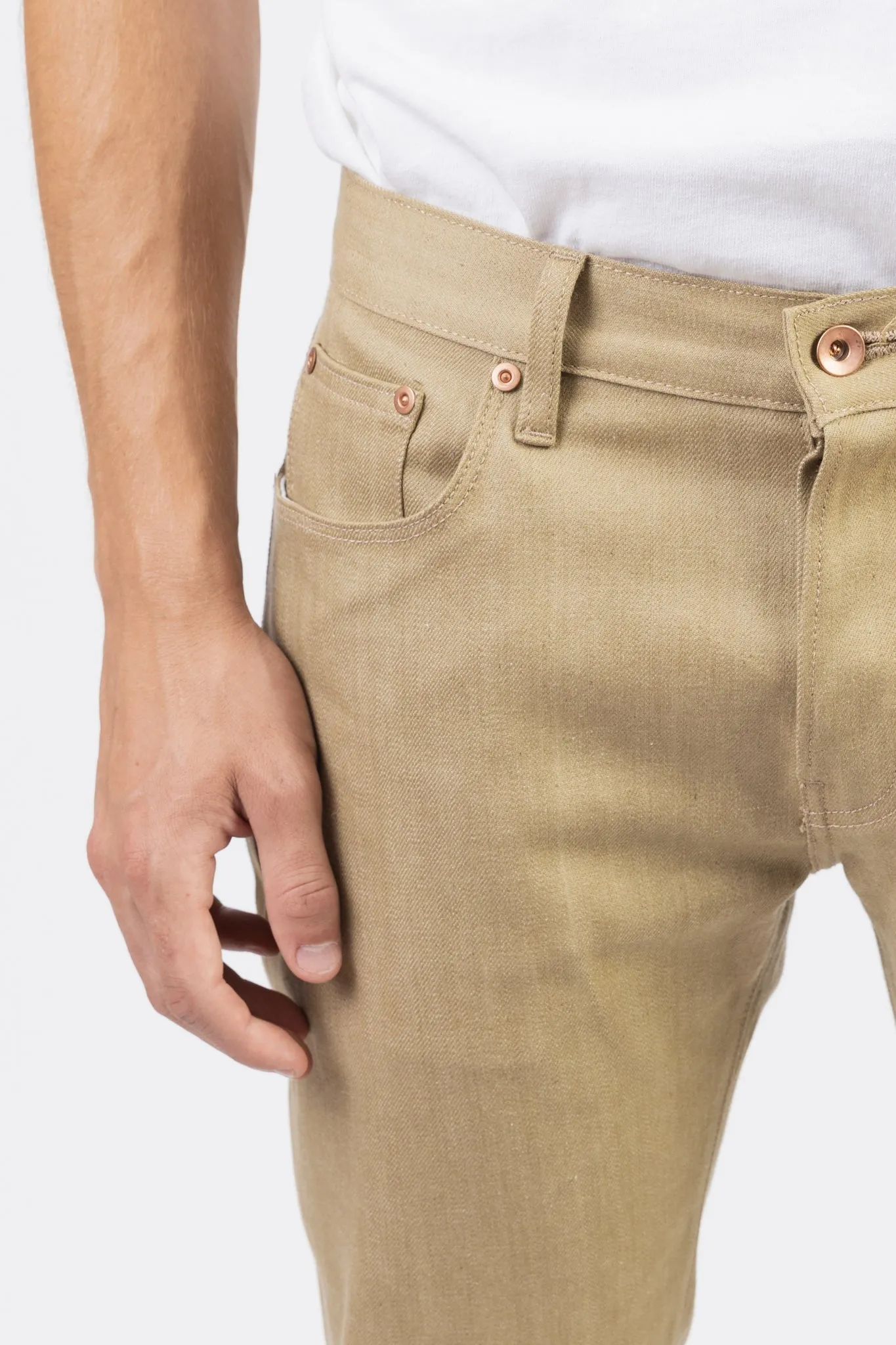 Kaihara Mills Selvage Denim Khaki