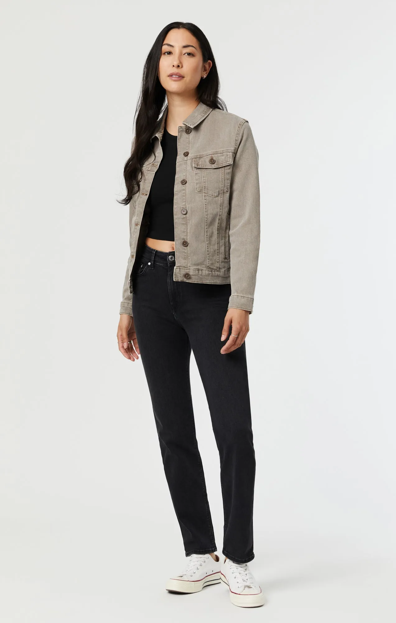 KATY JACKET IN BROWN NATURAL DYE