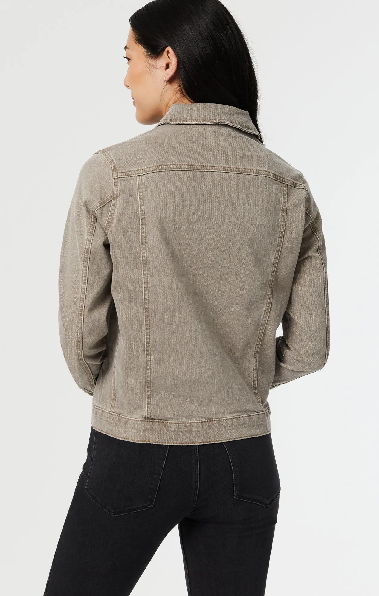 KATY JACKET IN BROWN NATURAL DYE