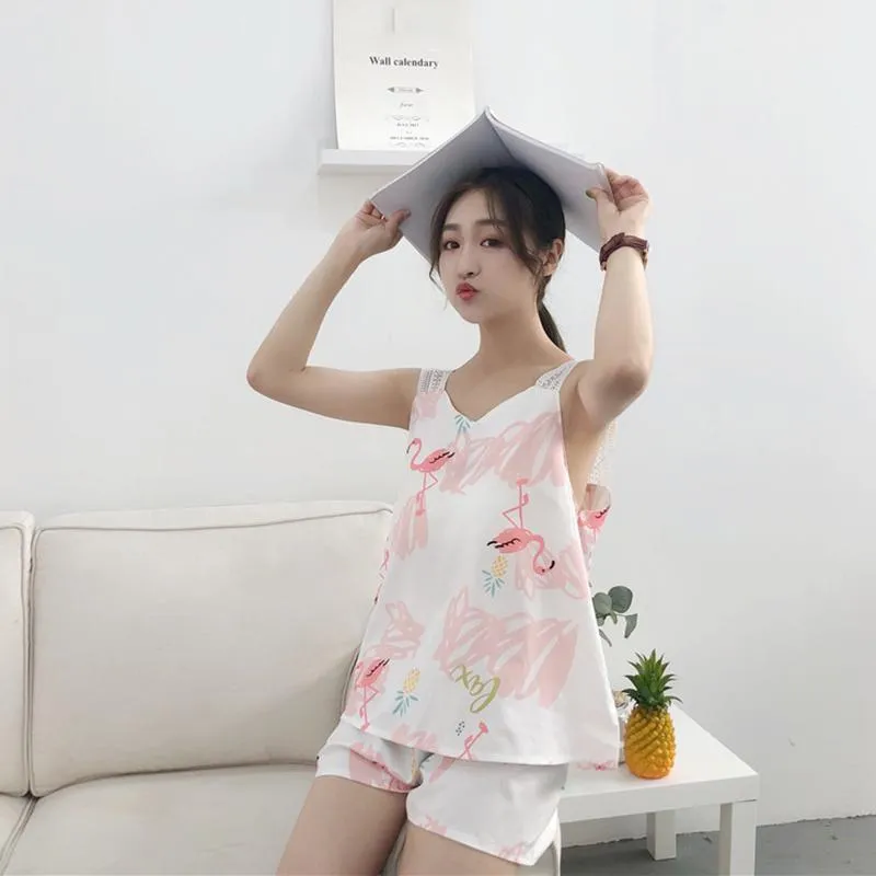 Kawaii Cartoon Printed Pajamas