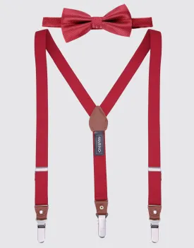 Kloope Suspenders Bow Tie Set