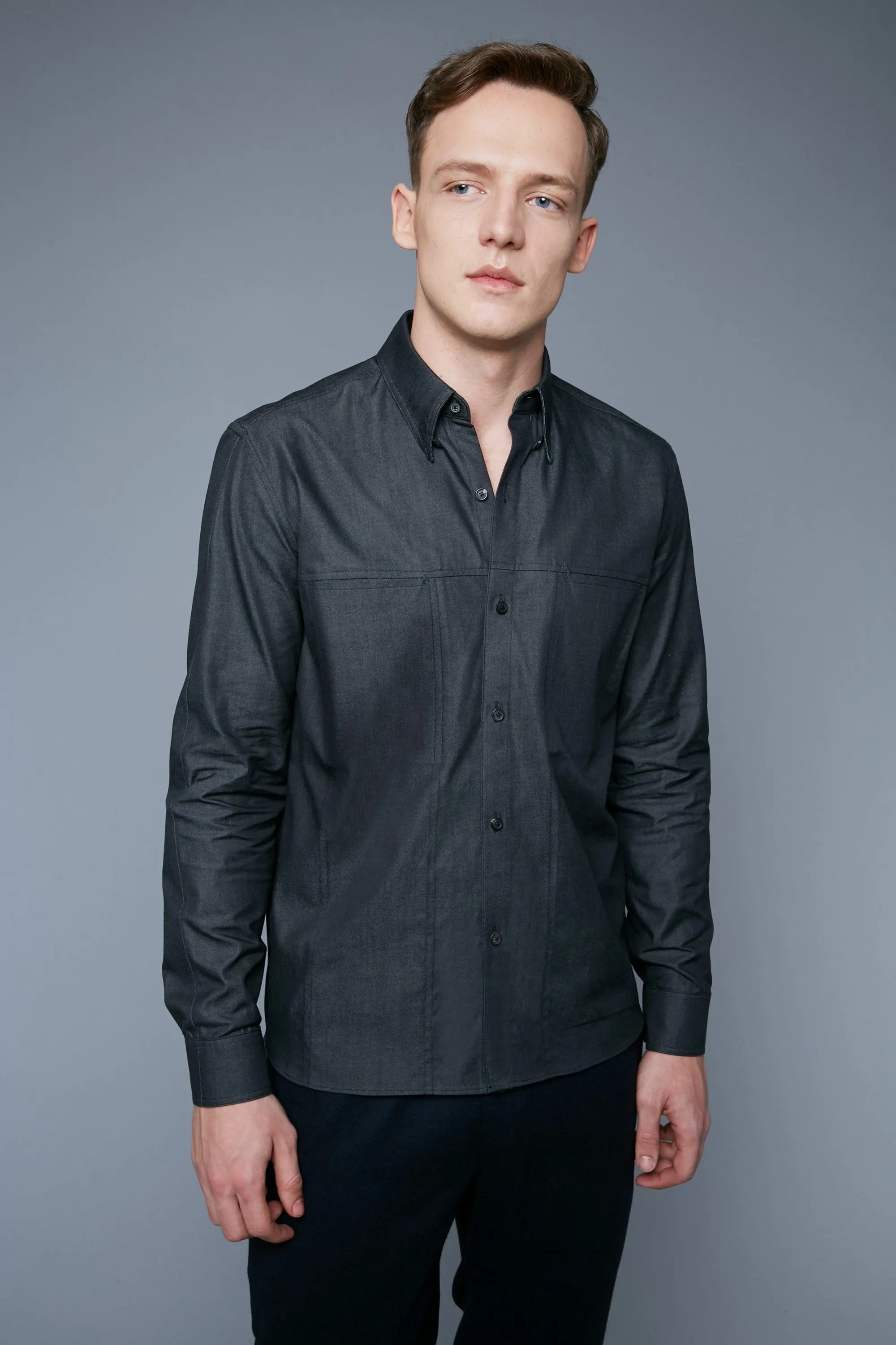 Kojima Denim Shirt | Black