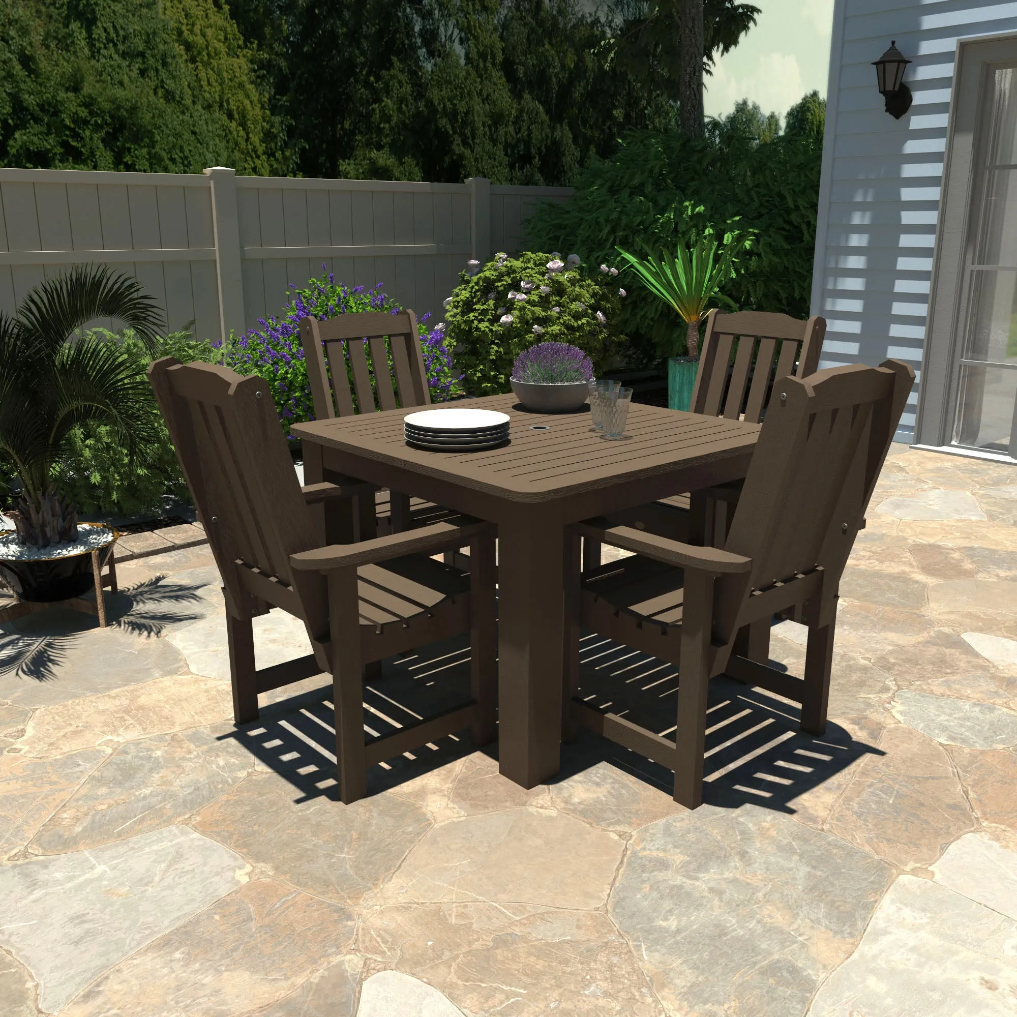 Lehigh 5pc Square Dining Set 42in x 42in - Dining Height