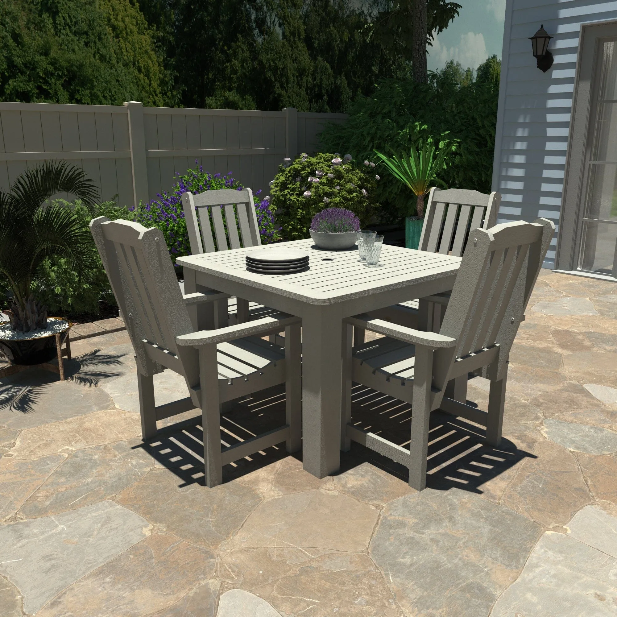 Lehigh 5pc Square Dining Set 42in x 42in - Dining Height