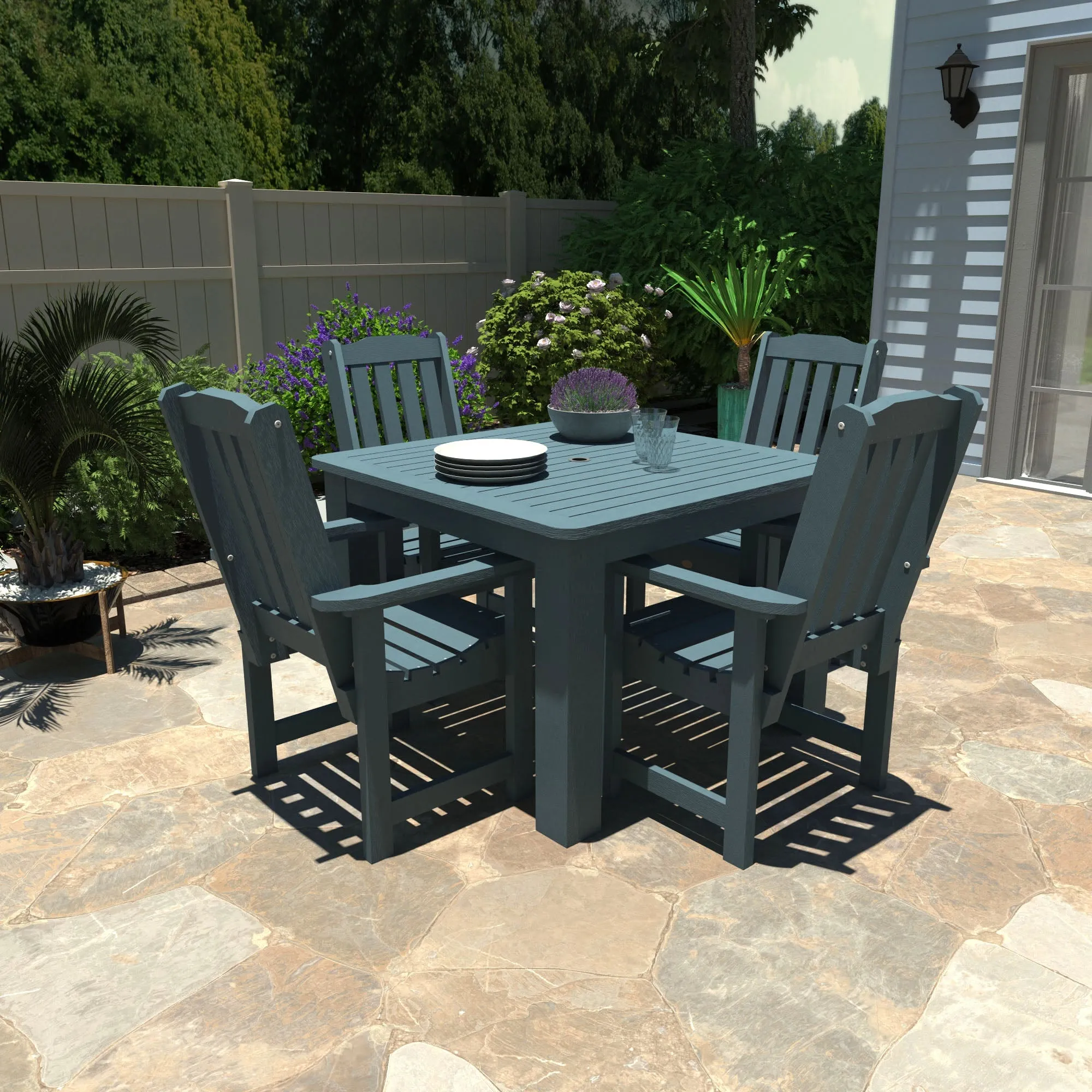 Lehigh 5pc Square Dining Set 42in x 42in - Dining Height