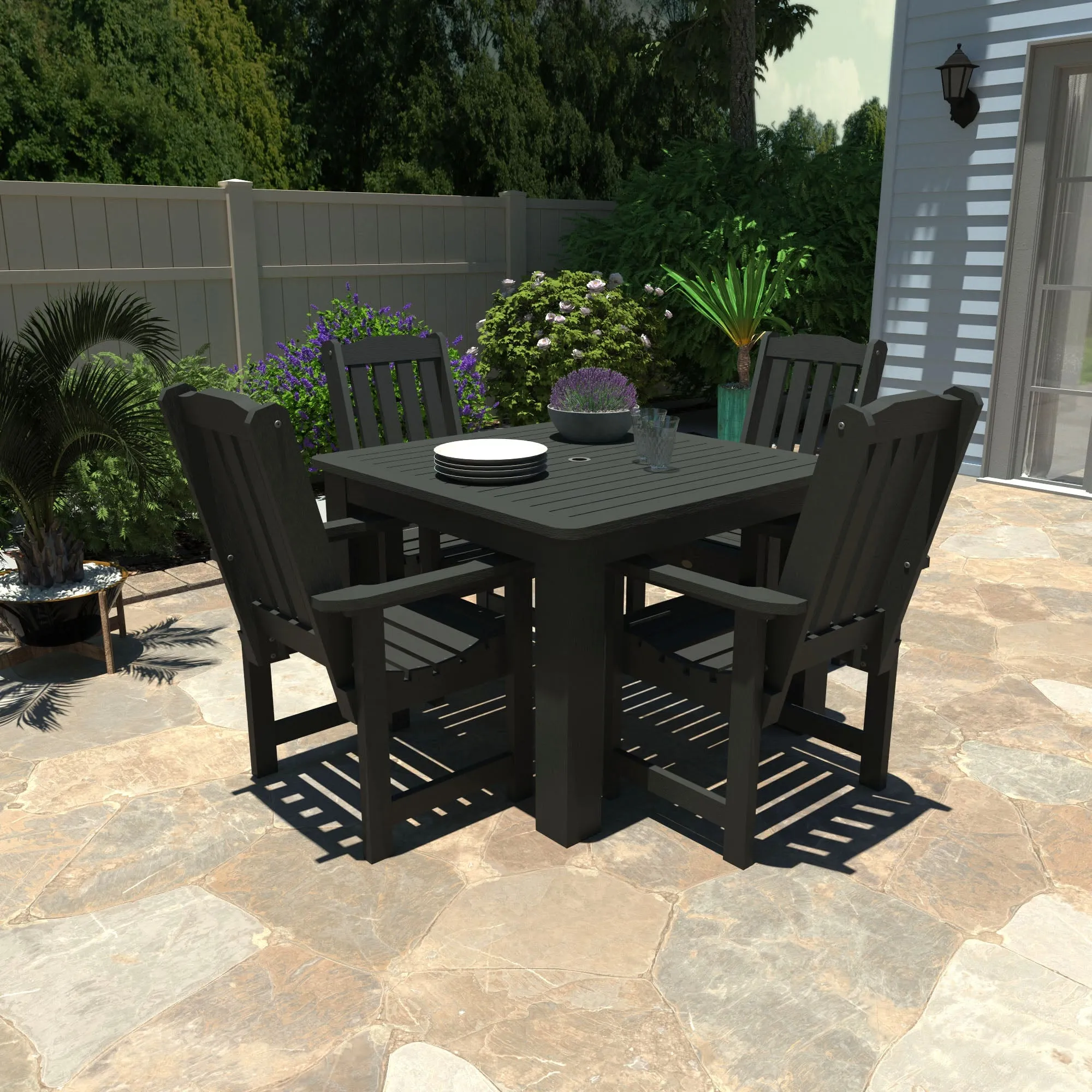 Lehigh 5pc Square Dining Set 42in x 42in - Dining Height