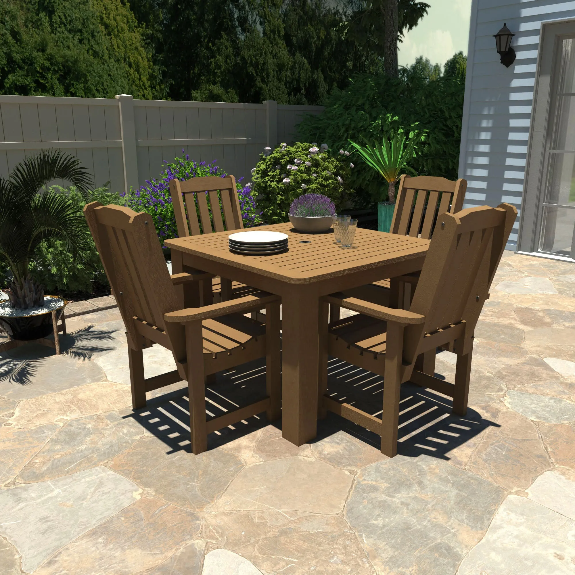 Lehigh 5pc Square Dining Set 42in x 42in - Dining Height