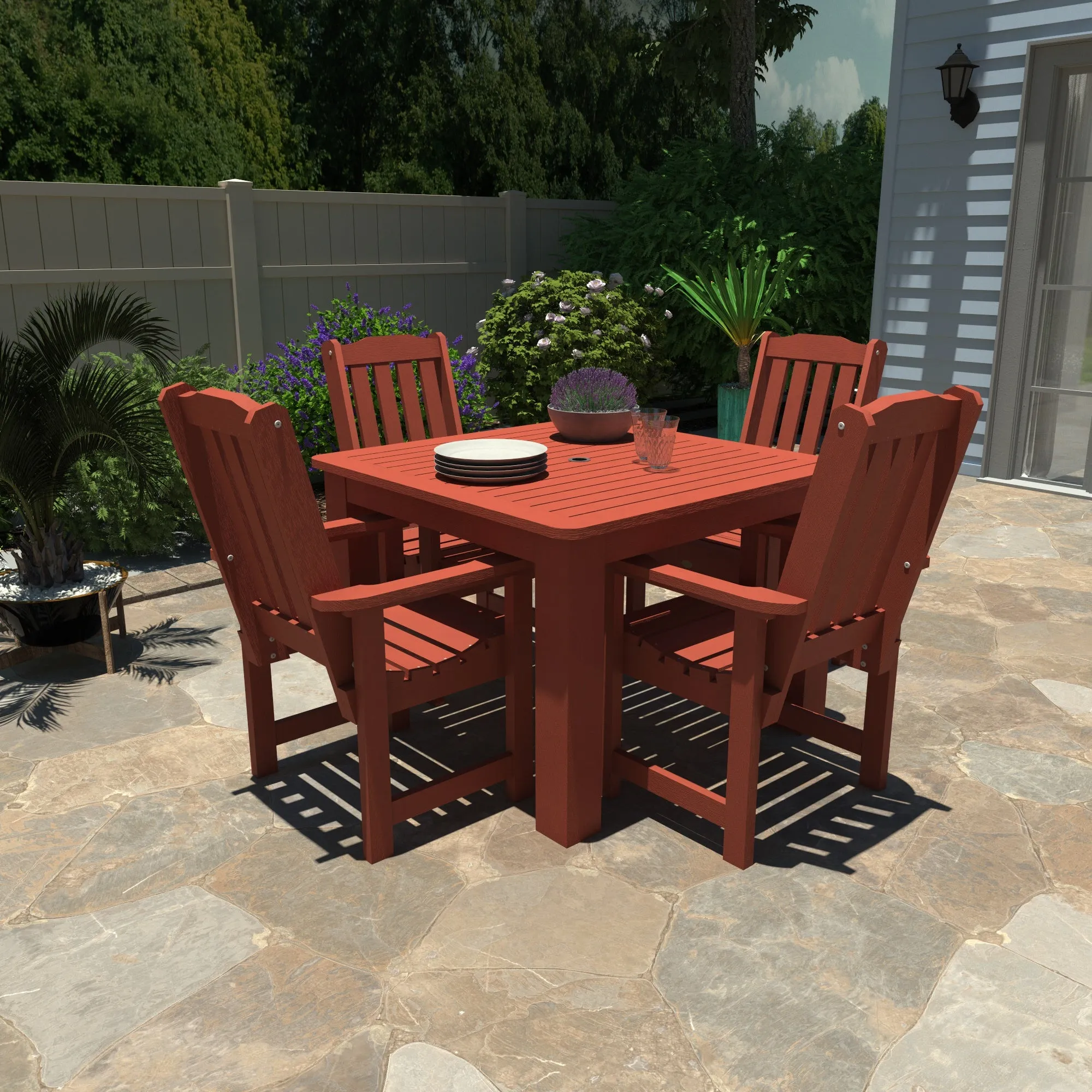 Lehigh 5pc Square Dining Set 42in x 42in - Dining Height