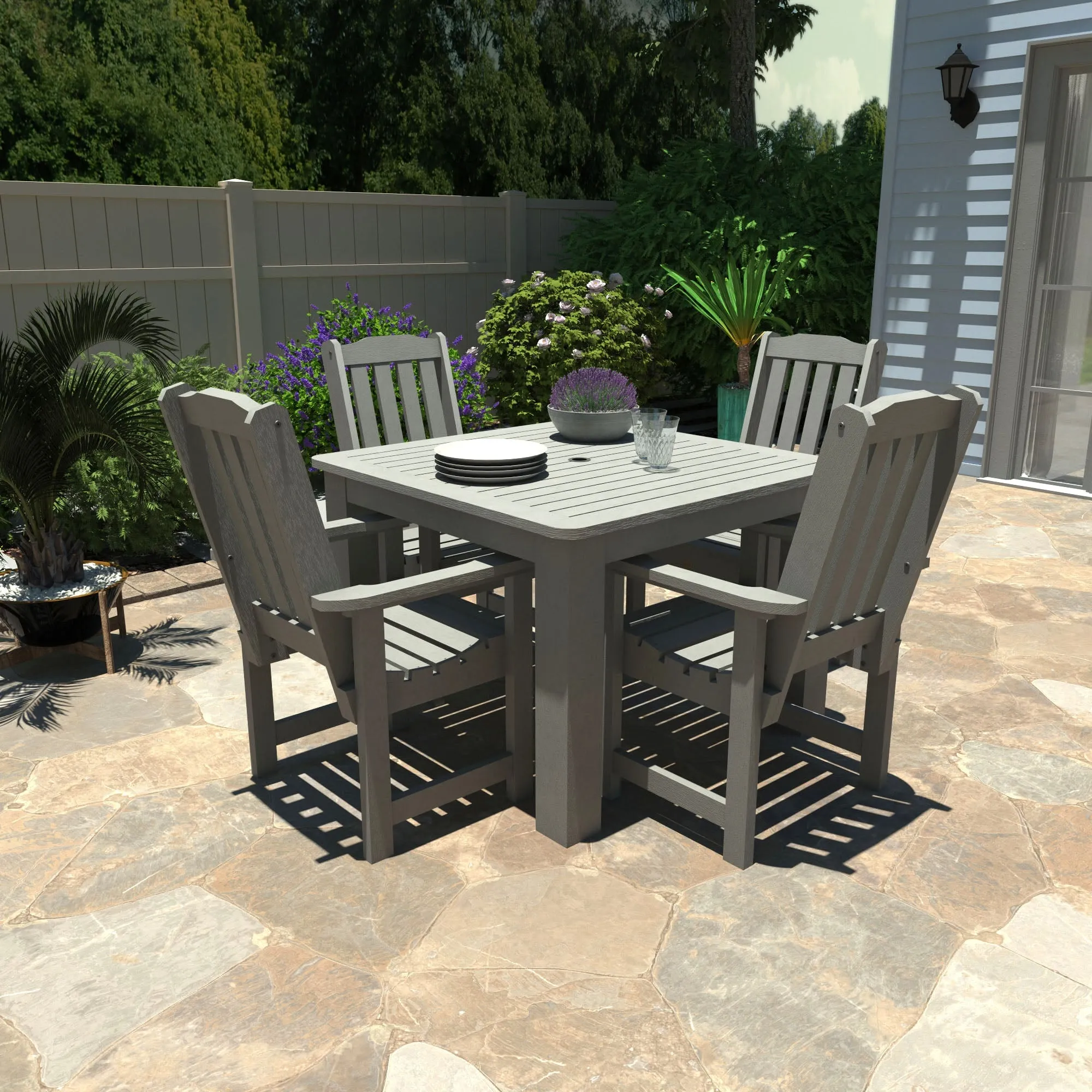 Lehigh 5pc Square Dining Set 42in x 42in - Dining Height