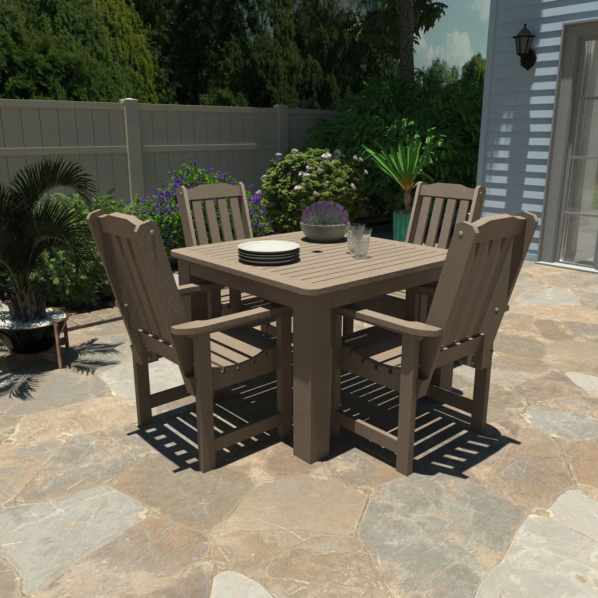 Lehigh 5pc Square Dining Set 42in x 42in - Dining Height