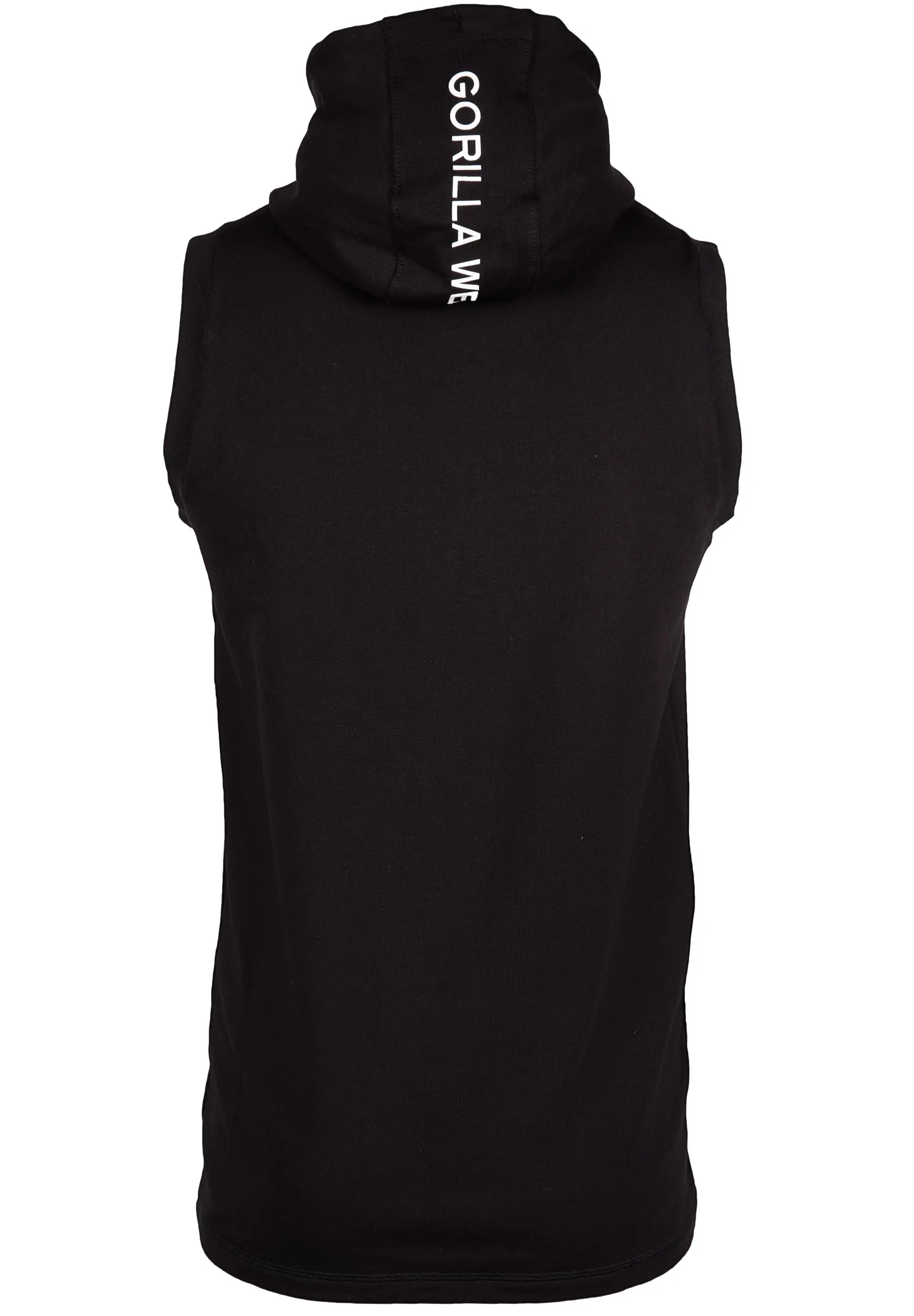 Lincoln Sleeveless Hoodie - Black