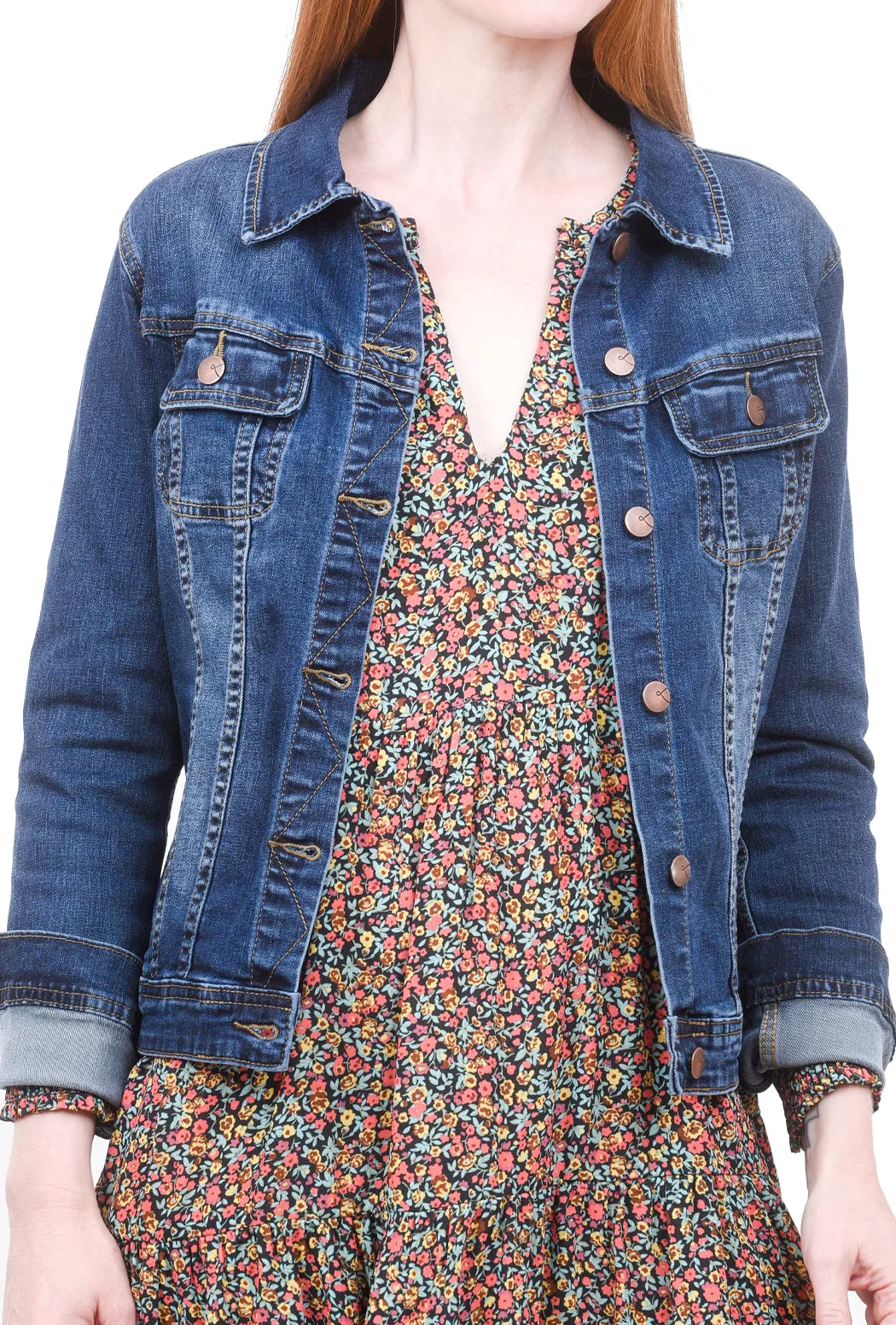 Lola Denim Jacket, Starry Night Blue