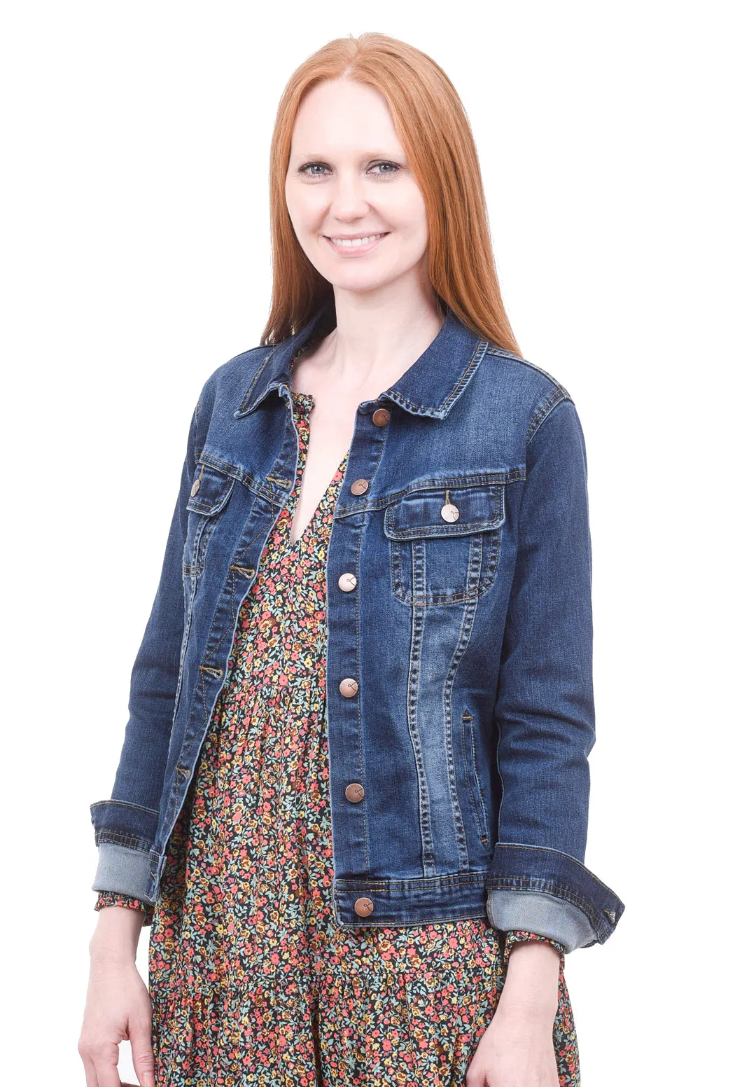 Lola Denim Jacket, Starry Night Blue