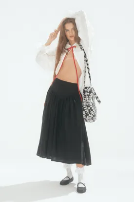 Lucille Skirt Black Linen