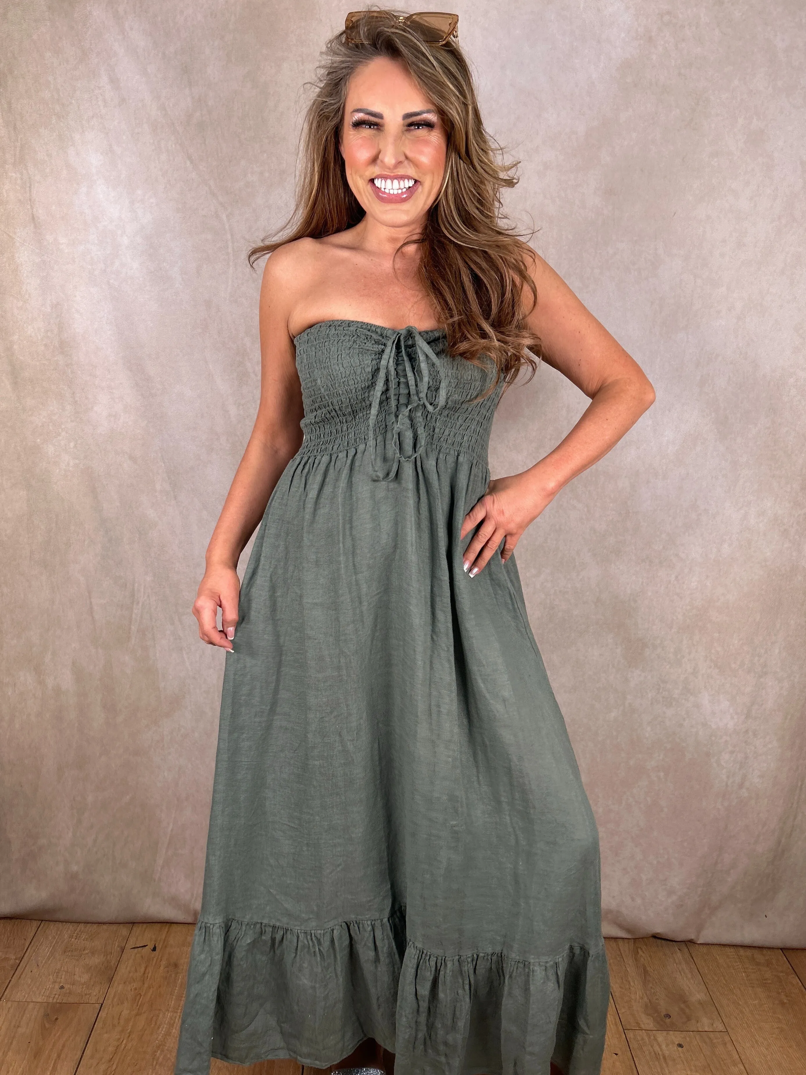 Lucy Linen Dress