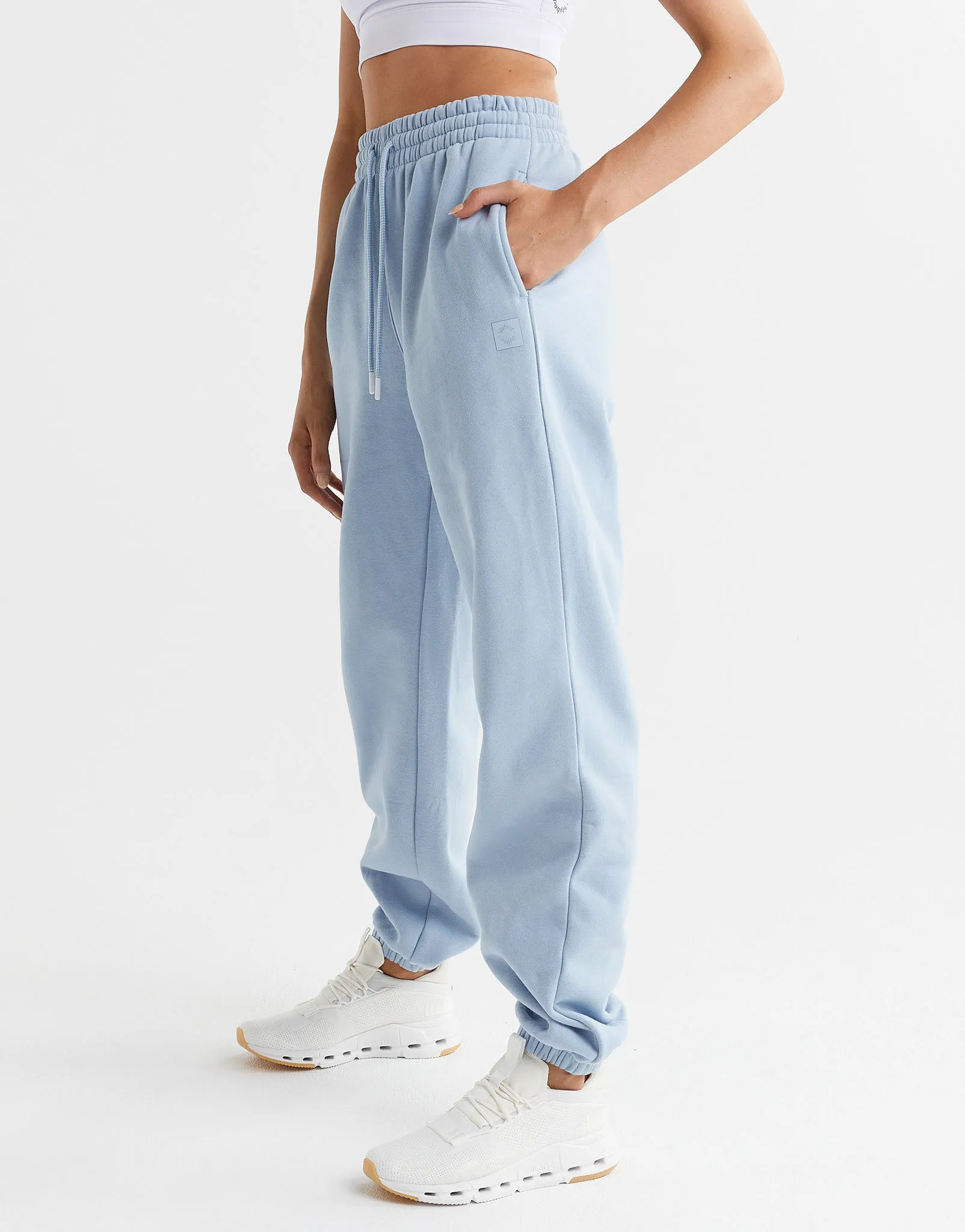 Lucy Track Pants in Light Blue