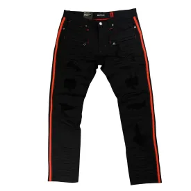 M1743 Makobi Majorca Denim Jeans - Black/Black