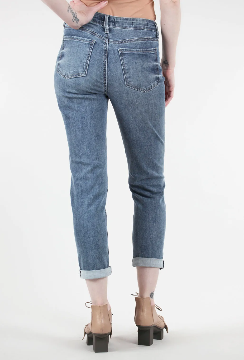 Margot Girlfriend Jeans, Rockie Blue