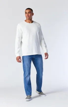 MATT RELAXED STRAIGHT LEG IN LIGHT BRUSHED FEATHER BLUE