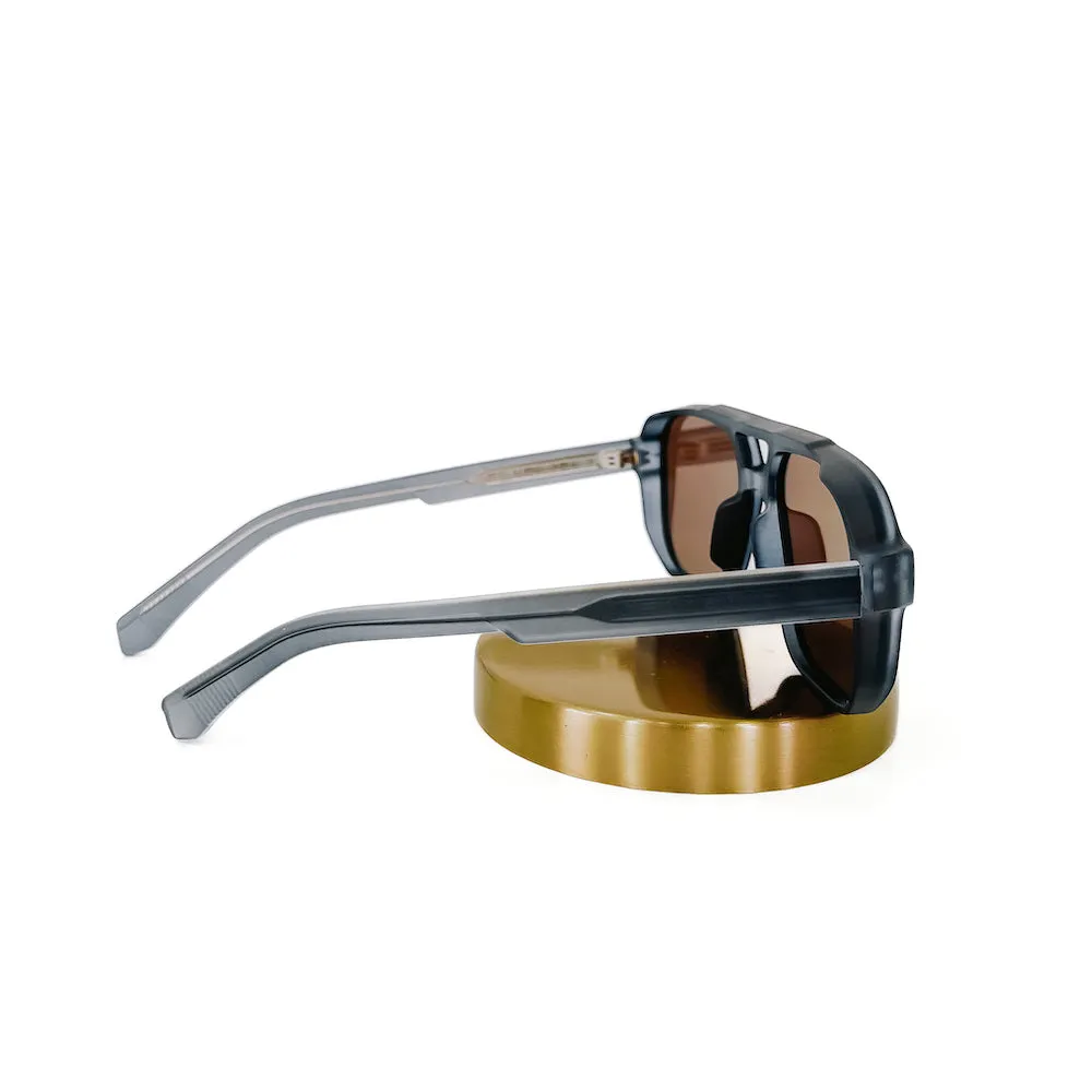 Maverick Matte Double Bridge Aviator Sunglasses