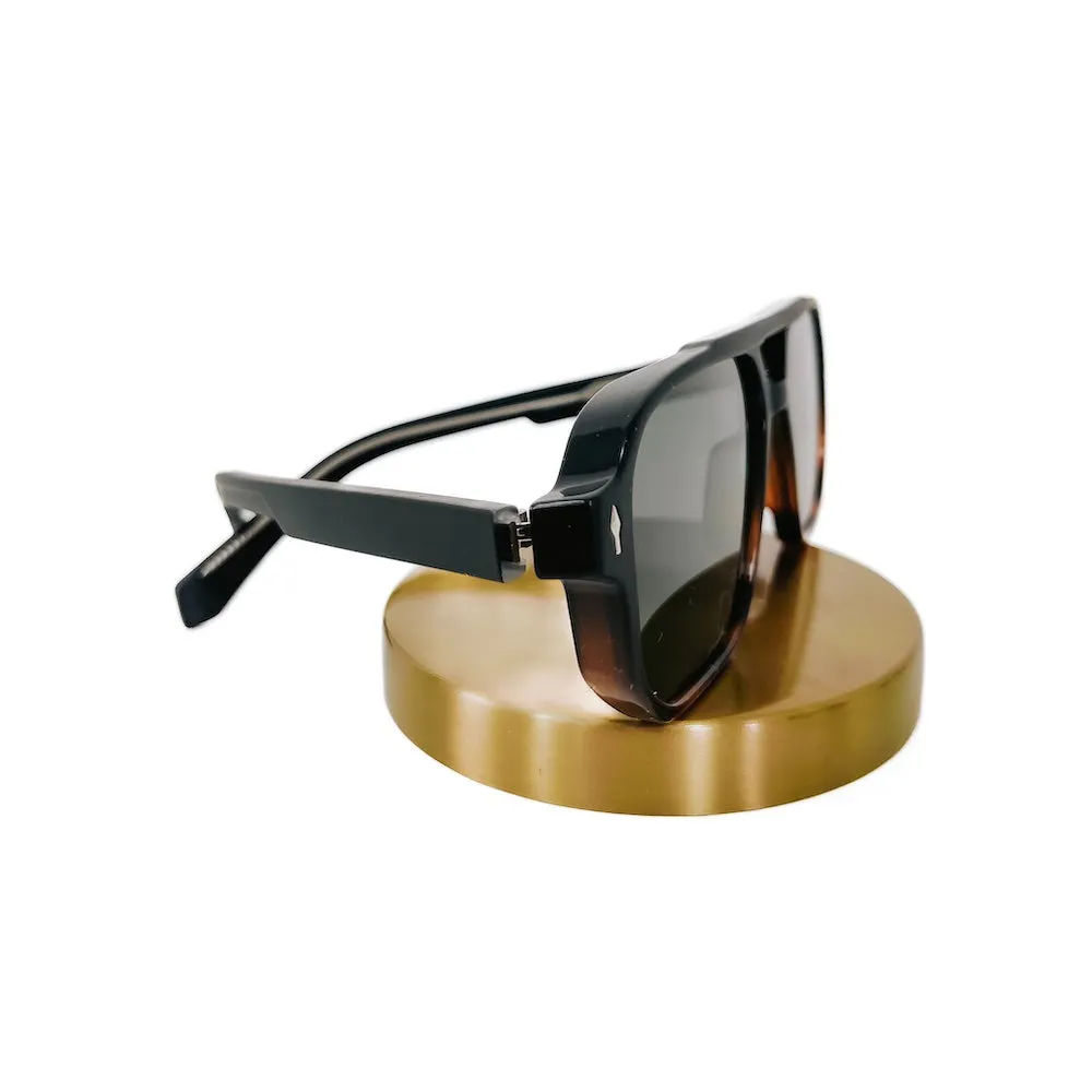 Maverick Matte Double Bridge Aviator Sunglasses