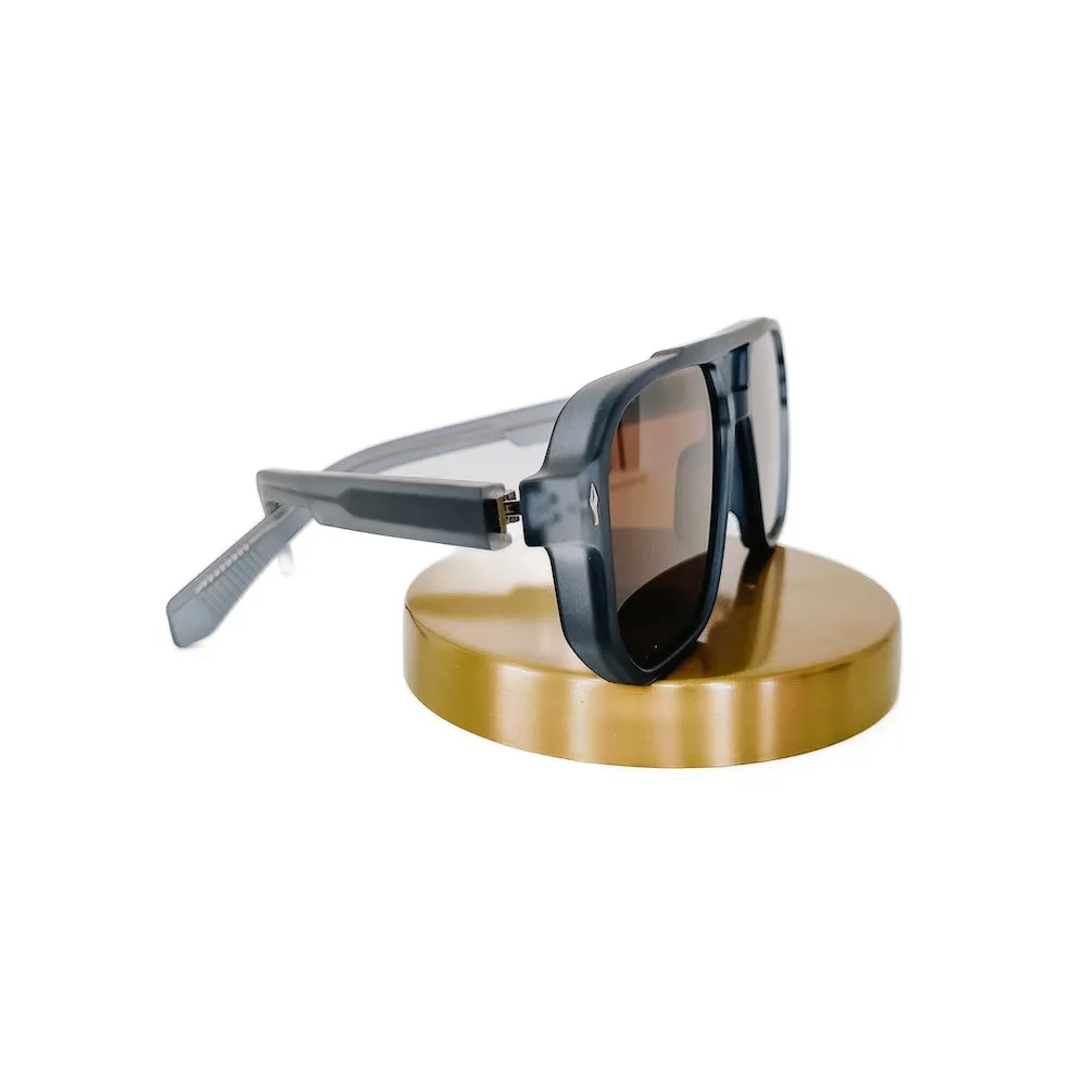 Maverick Matte Double Bridge Aviator Sunglasses