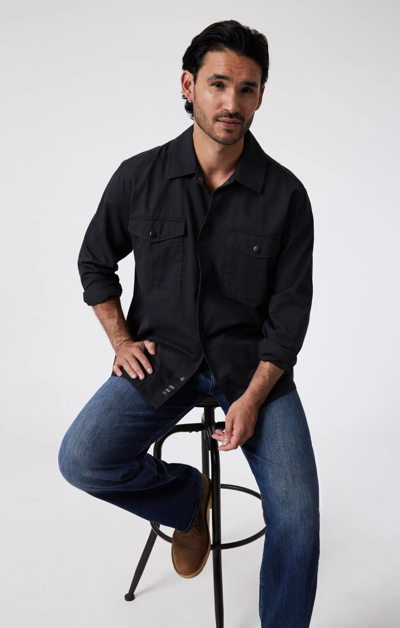 MAX WIDE LEG IN MID INDIGO COOPER