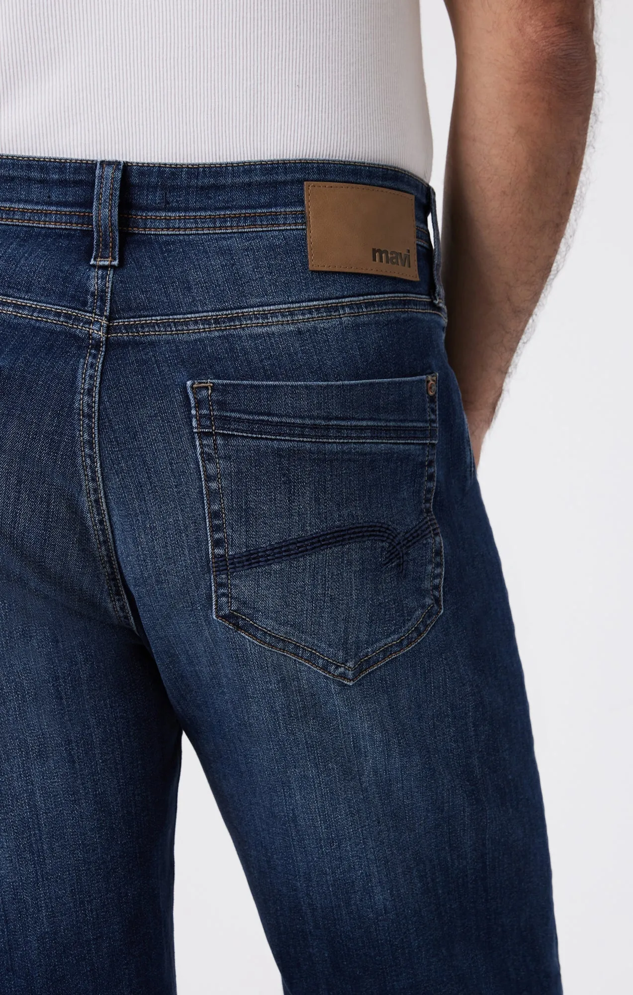 MAX WIDE LEG IN MID INDIGO COOPER