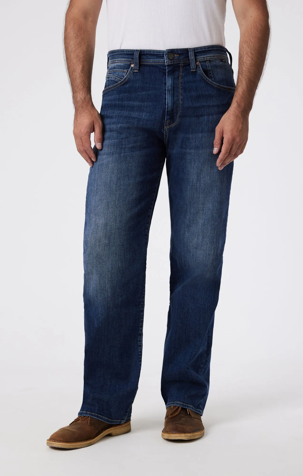 MAX WIDE LEG IN MID INDIGO COOPER
