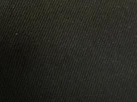 Melton Wool Chunky Twill - Jet Black
