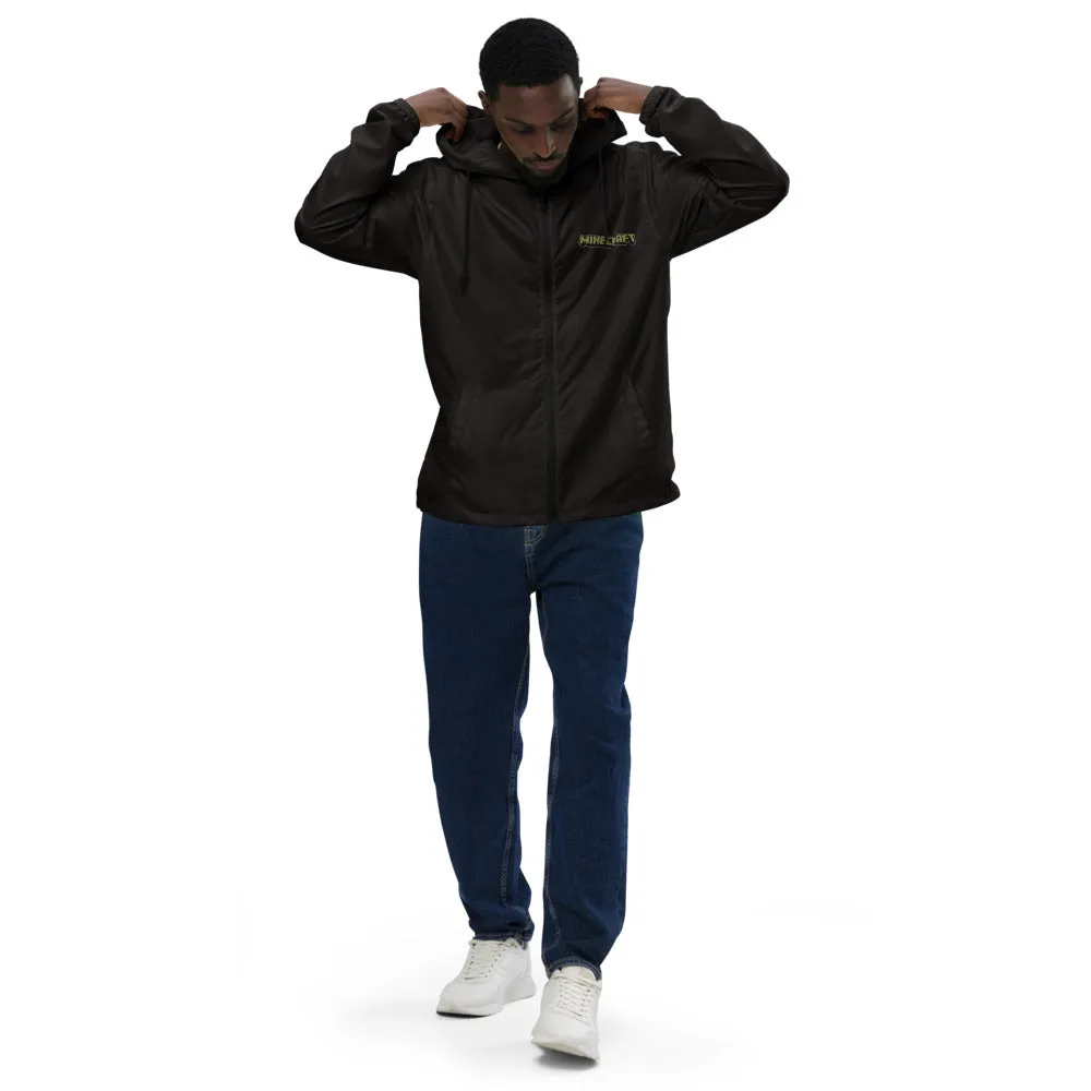 Minecraft Come Out Of Your Shell Checkered Windbreaker Jacket