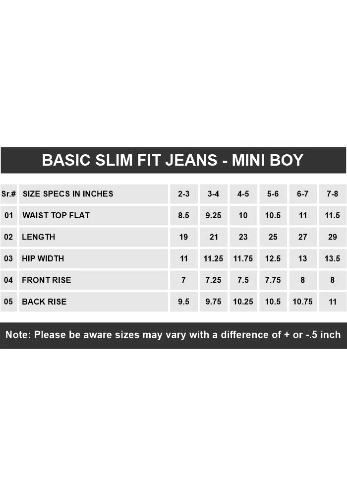 Mini Boy Black Denim