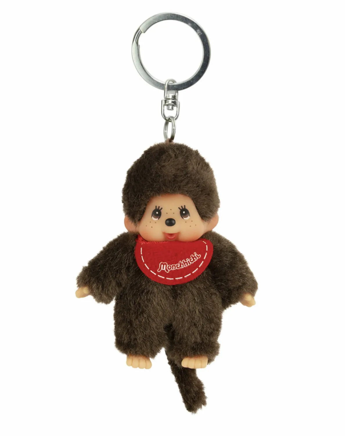 Monchichi Red Bib Plush Keychain