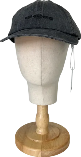 NA-KD Grey Washed Denim Look Cap One Size
