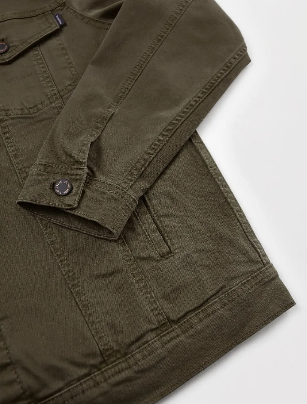 Olive Trucker Jacket