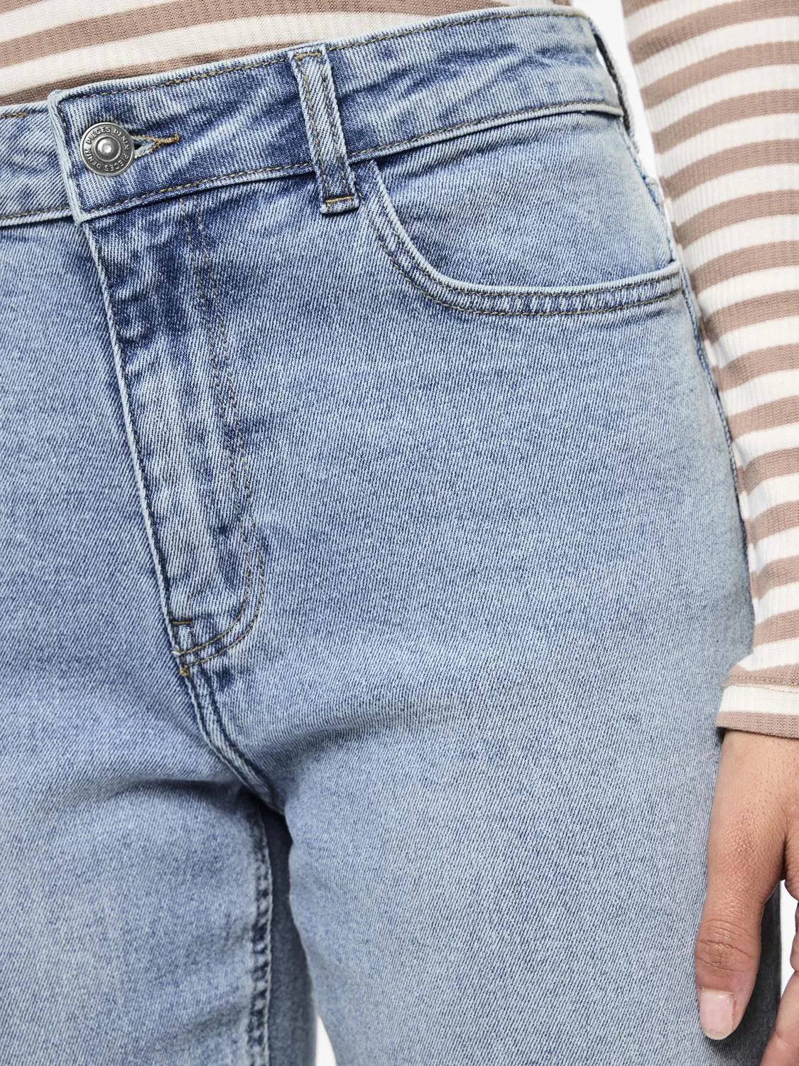 PCBELLA Jeans - Light Blue Denim
