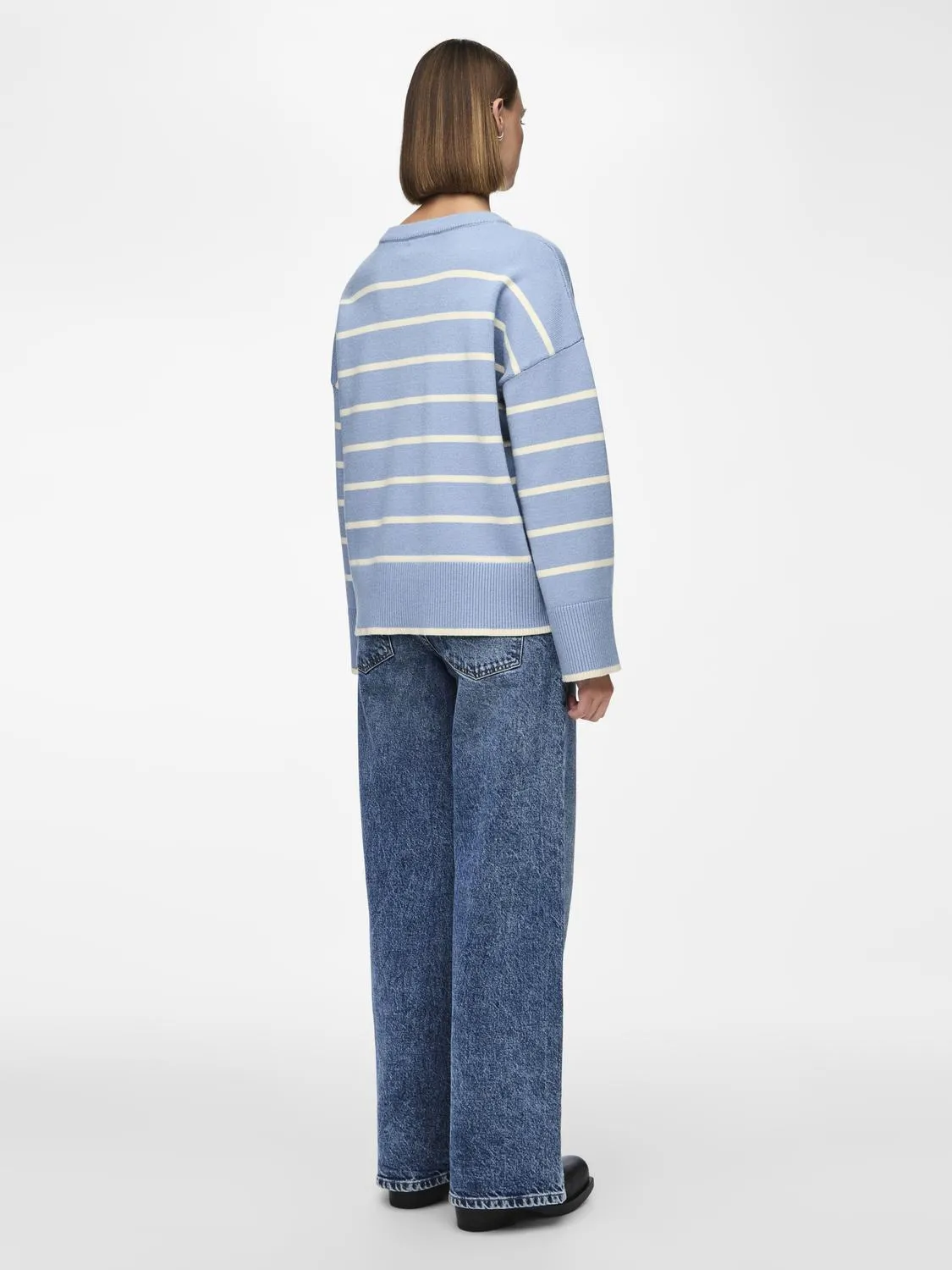 PCMATHILDE Pullover - Faded Denim