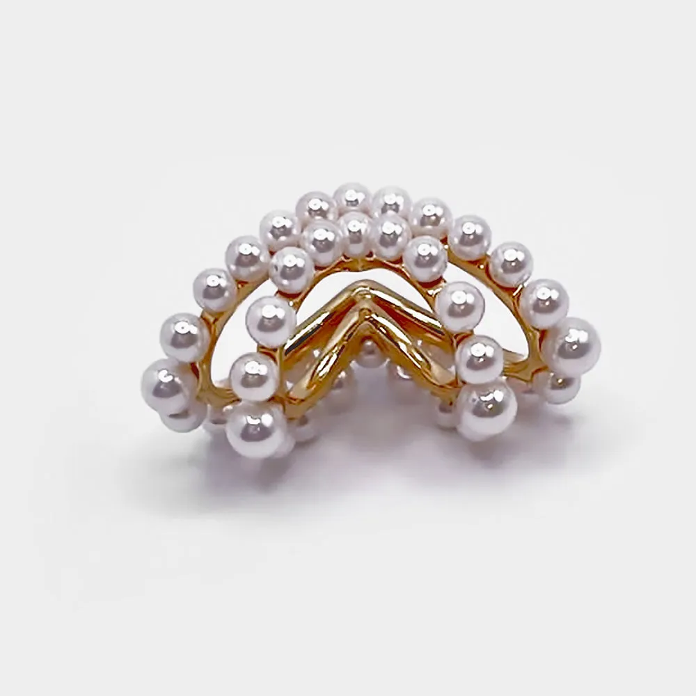 Pearl Wings Cuff Earring