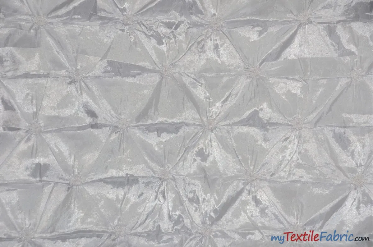 Pinwheel Taffeta Fabric | Button Taffeta Fabric | 48" Wide | Multiple Colors |