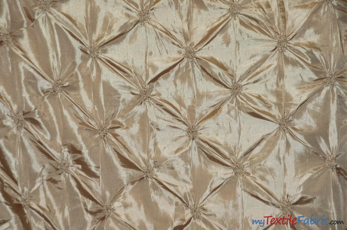 Pinwheel Taffeta Fabric | Button Taffeta Fabric | 48" Wide | Multiple Colors |