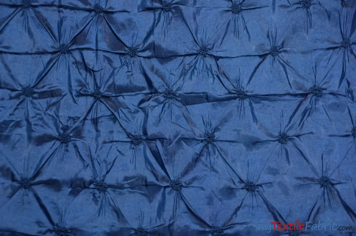 Pinwheel Taffeta Fabric | Button Taffeta Fabric | 48" Wide | Multiple Colors |